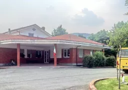 L'edificio della scuola statale dell'infanzia